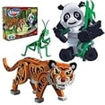thumbnail image 2 of Juguete de construcción Bloco Toys Tigre & Panda, 2 of 2