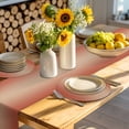 thumbnail image 4 of Red Orange Ombre Round 13 Inch Placemats Set of 2, Modern Gradient Abstract Art HeatResistant Non Slip Place Mats for Dining Table, Wipeable Braided Kitchen Table Mats for Housewarming, 4 of 9
