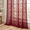 Burgundy Red-52"W x 63"L (Pack of 2), variant on Boho Sheer Curta2 Panels Victorian Drapes Terracotta W52 X L45
