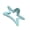 C, variant on Hair Claw Transparent Jelly Color Bow Tie Star Design Shark Clip Back Head Large Hair Clip Hair Accessory