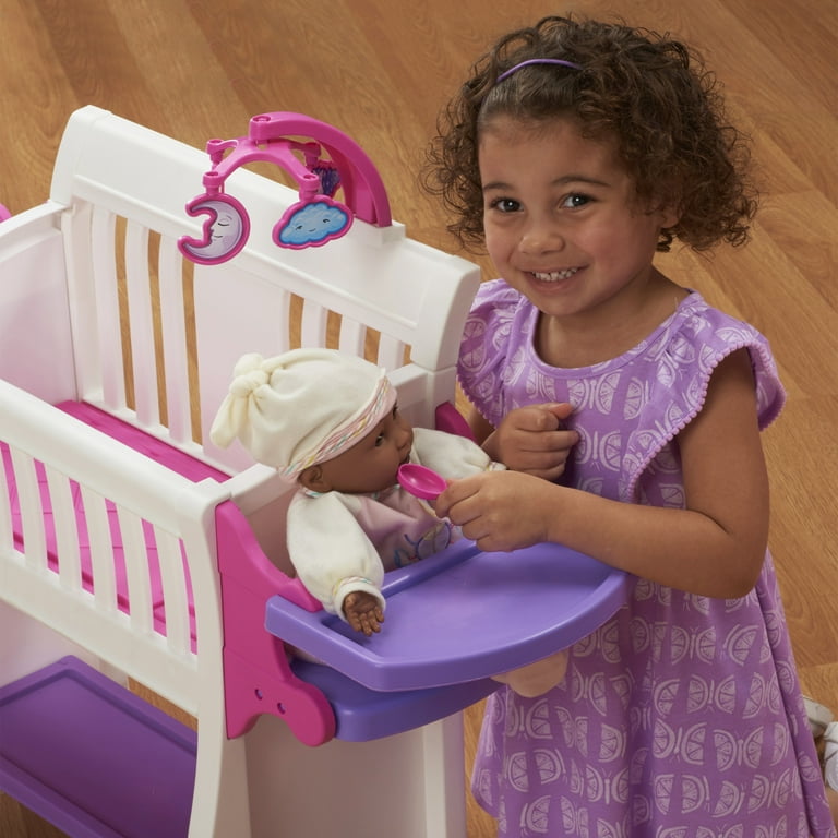 Plastic baby doll outlet bed