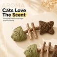 thumbnail image 3 of Catnip and Silvervine Chew, Natural Fishbone Chew Toy for Cats, Fishbone-Shaped Cat Dental Toy for Chewing, Licking, Pawing, Boredom Relief & Enrichment for Cats (2 PCS, Mixed Flavor), 3 of 7