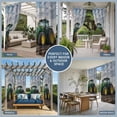 thumbnail image 5 of Farm Tractor Outdoor Curtains for Patio Waterproof,Windproof Privacy Curtains with Weighted Bottom,Green Truck Country Rustic Field Harvester Outside Drapes for Picnic Garage Yard 54"x84" 2 Panel, 5 of 8