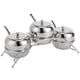 thumbnail image 1 of Tanque de condimento 304 Material Suministros de cocina Condimento de acero inoxidable Recipientes para condimentos Juego de ollas Sal Pimienta Organizadores de almacenamiento de ANGGREK Otros, 1 of 8