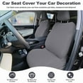 thumbnail image 6 of (Pack of 2) All-inclusive Car Front Seat Covers, Universal Auto Front Seats Protector Fits for Car, SUV, Truck, Grey, 6 of 9