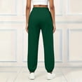 thumbnail image 6 of Karymi Workout Shorts Women Vertical Seam Jogger Sweatpants, Adjustable Drawstring Elastic Waist, Side Pockets, Elastic Ankle Cuffs Loose Fit Solid Trousers, 6 of 6
