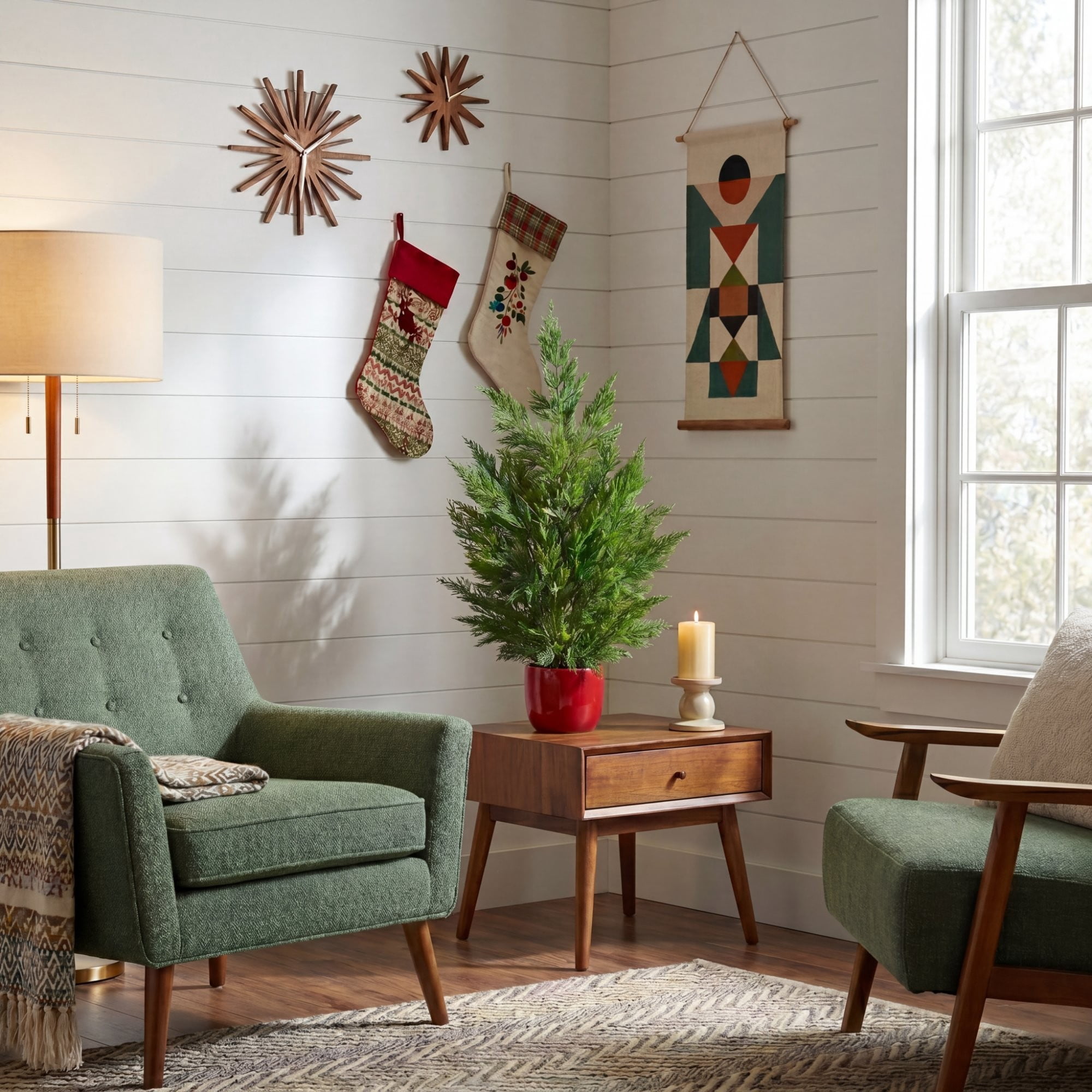 26in. Artificial Real Touch Cypress Christmas Tree