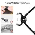 thumbnail image 5 of Nail Clippers For Thick Nails Wide Mouth Stainless Steel, 5 of 5