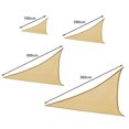 thumbnail image 3 of YAOMOBB Sun Shade Cover Triangular Shade Sail Set Heat Resistant and Breathable UV Protection Anti Aging Patio Lawn Garden Canopy for Outdoor Use, 3 of 7