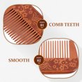thumbnail image 3 of 3pcs Wooden Combs Detangler Comb Wood Hair Comb No Static Comb Household Comb, 3 of 6