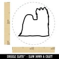 thumbnail image 2 of Yorkie Yorkshire Terrier Dog Outline Self-Inking Rubber Stamp Ink Stamper - Dry Pad (No Ink) - Mini 1/2 Inch, 2 of 7