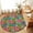 Green, variant on Small Round Rug 3Ft, Colorful Floral Non-Slip Washable Circle Rugs Carpet, Summer Botanical Flowers Watercolor Indoor Outdoor Rug Floor Mats Throw Runner for Bedroom Living Room Bathroom