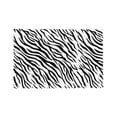 thumbnail image 7 of DouZhe Polyester Placemats Set of 4, Black Animal Tiger Stripe Pattern Heat Resistant Place Mats for Dining Table, 12" x 18", 7 of 7