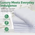 thumbnail image 3 of Towels N More, paquete de 6 toallas de baño, 100% algodón RS, 50 x 100 cm, 3 of 6
