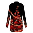thumbnail image 3 of Veste Légère pour Femmes Cardigan à Manches Longues Cardigan de Noël Pulls Veste Grande Taille, 3 of 5