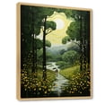 thumbnail image 2 of Designart "Forest Woods Pastoral II" Landscape & Nature Floater Framed Canvas Art Print, 2 of 7