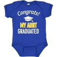thumbnail image 3 of Inktastic Congrats My Aunt Graduated with Cap Boys or Girls Baby Bodysuit, 3 of 5