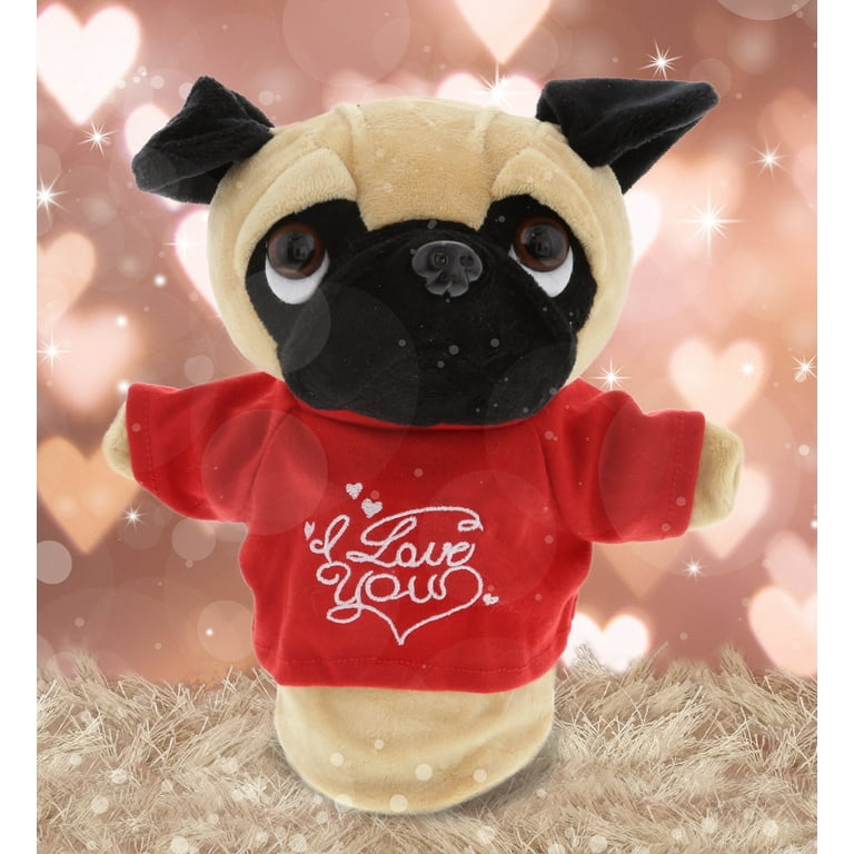 Pug hand puppet online