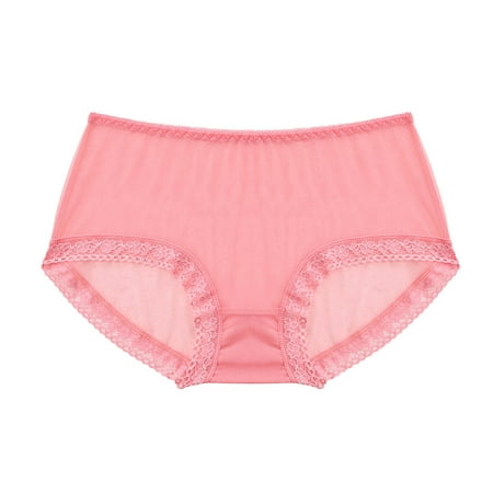 

3PCK Women S Panties Mesh Low Waist Hollow Out Large Size Lift Briefs Womens Underwear