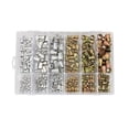 thumbnail image 2 of Threaded Insert Nuts Zinc Plated Rivet Nuts Flat Head Rivet Nut 300 Pcs Rivet Nut Kit M3 M4 M5 M6 M8 M10 Color Zinc Plated And Aluminum Flat Head Threaded Insert Nuts, 2 of 8