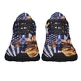 thumbnail image 5 of Belgian Malinois The Thin Blue Line Shoes Women's Fashion Sneakers Tennis Running Shoes for Men Women Black Size 9, 5 of 7