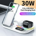 thumbnail image 3 of Station de Charge Sans Fil, Station de Charge Rapide 4 Stations de Charge Sans Fil Efficacité Optimale, 3 of 14