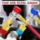thumbnail image 2 of R1234yf Quick Coupler Kit: R1234YF to R134A Brass Adapter for Car Air Conditioner Charging, 2 of 4