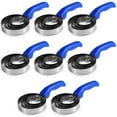 thumbnail image 2 of Cepillos caballos peine curry, cepillos curry metal 4 anillos, peines curry reversibles acero inoxidable, raspadores cepillo caballos agarre cómodo vaca, oveja, mascota, perro, cabra, caballo, 2 of 6