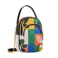 thumbnail image 7 of FORMRS Crossbody Bag for Women Quilted Travel Shoulder Cell Phone Purse with Chain Strap Handbag, Abstract Plants, 7 of 7