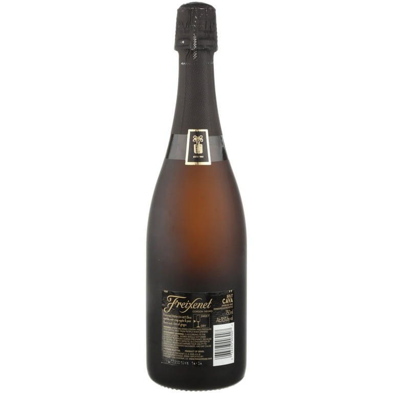 Freixenet Brut Cordon Negro Spain, 750 ml Bottle, 11% ABV