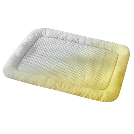 Self-Cooling Pet Mat for Cats & Small Dogs - Lightweight Leak-Proof Cooling Pad Soft Washable Fabric for Indoor/Outdoor Use in Summer Heat