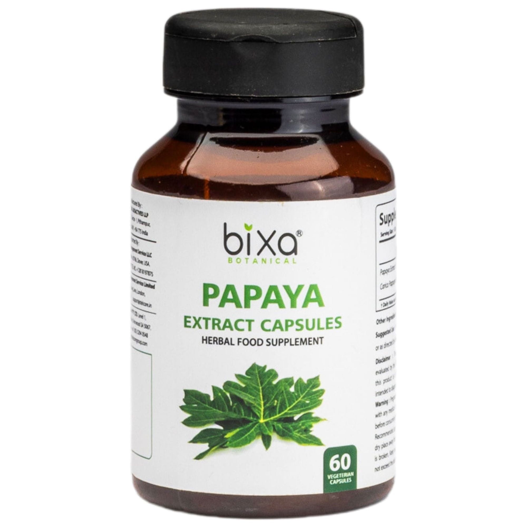 Swanson Full Spectrum Papaya Leaf Capsules, 400 mg, 60 Count