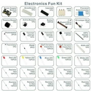 UHUSE Mixed Resistors with Power Module Fits For Arduino, 830 Pieces
