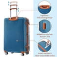 thumbnail image 4 of Accreate 3-Piece Luggage Set - Travel Suitcase with 8 Spinner Wheels, and Collision-Protection Angle (20'', 24'', 28''), 4 of 15