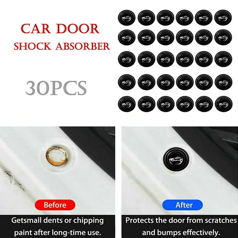  Car Door Shock Absorber Anti-Collision Gasket,Universal Car  Door Protection Sticker,PVC Car Door Side Shock Absorbing Protection  Stickers,Shock-Absorbing Door Sticker Auto Soundproof Crash Pad(30PCS) :  Automotive