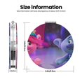 thumbnail image 3 of Pofeuu Trolls Band Together for Portable Pocket Makeup Mirror PU Cover Compact Travel Mirror with Normal and Magnifying Double Sided Glass-Round Shape, 3 of 9