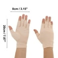 thumbnail image 4 of Unique Bargains 1 Pair Anti-slip Solid Color Manicure Gloves Beige, 4 of 6