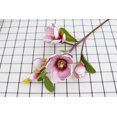 thumbnail image 4 of Flores de magnolia artificiales de tacto real de 45 cm para arreglos florales, envoltura de regalos, ramos de flores, decoración del hogar/oficina, paquete de 2, rosa roja oso de fresa Electrónica, 4 of 6