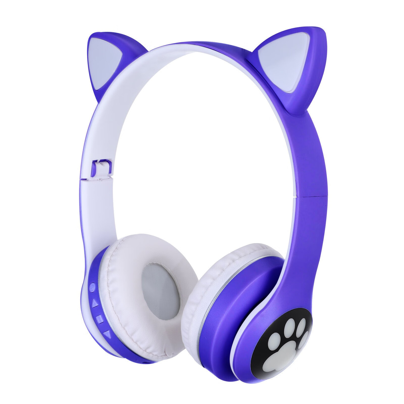40mm Headphone Headmounted LED Luminous Cat Ear Stereo