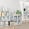 thumbnail image 5 of Anhdah 6 Cube Storage Organizer, Cube Bookcase Closed Back Panel Bedroom, Living Room, Home Office, Closet Bookshelves White, 5 of 8