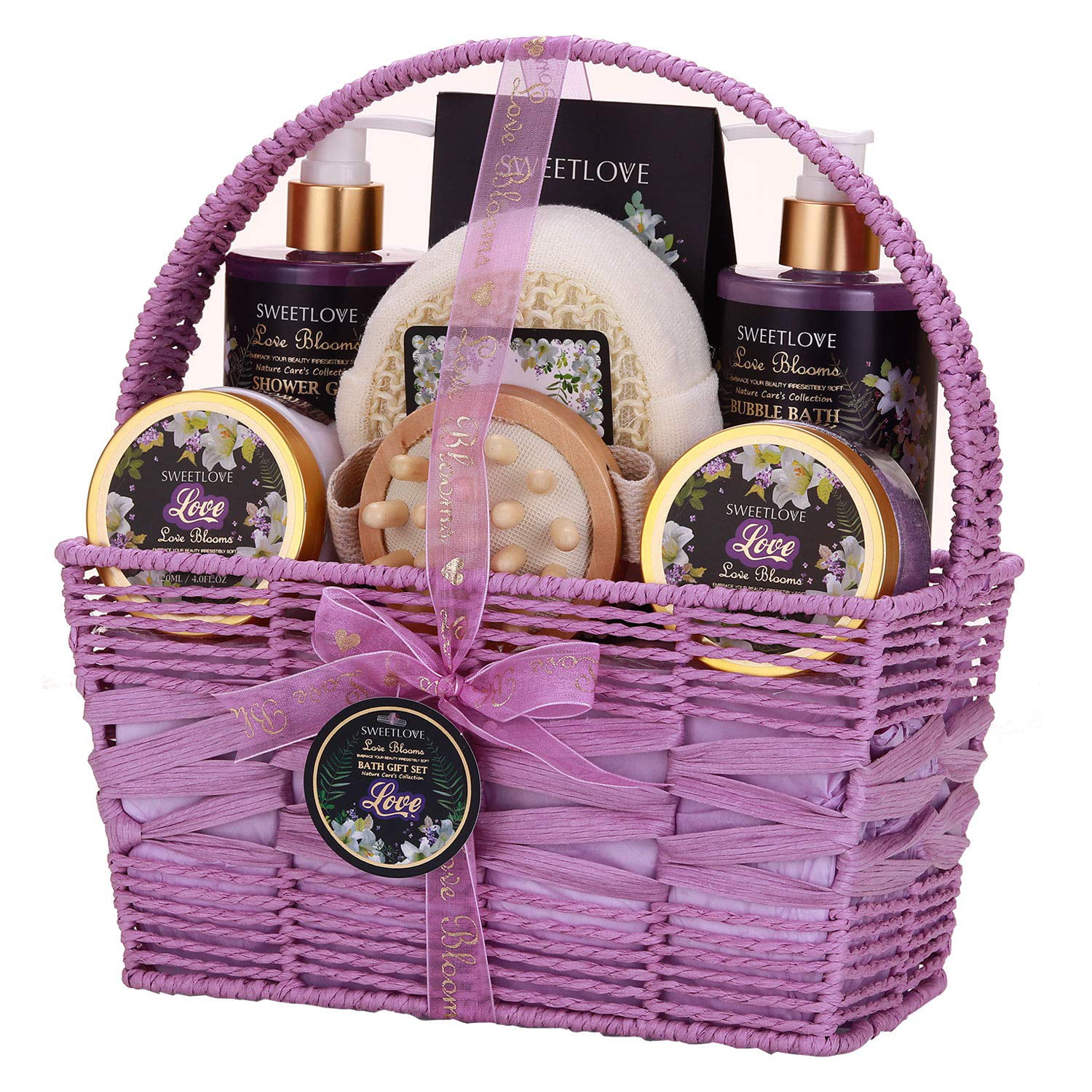 Spa Gift Basket for Women, Bath and Body Gift Set for her, Luxury 8