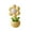 Yellow, variant on Dadatutu 4" ​Cartoon Flower Night Light Battery Operated, Mini Bedside Lamp Adjustable Cute Flower Light Kids Bedroom Decor Children Gifts