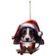 thumbnail image 1 of Colgante de Perro Navideño Acrílico Plano para Decoración de Coche, Taza Nueva para Mascota, Perro Navideño, 1 of 1