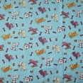 thumbnail image 2 of Poly-Cotton Playful Puppies Prints Fabric 58" Wide by 36"(1-Yards) for Arts, Crafts, & Sewing, 2 of 2