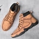 thumbnail image 5 of Zapatos casuales de cuero de caña alta para hombres, botas cortas cálidas, zapatos de moda para hombres Wmkox8yii 123q2292, 5 of 9