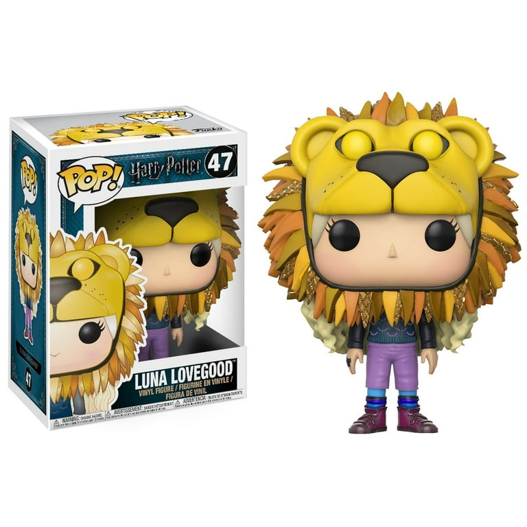 Funko, Pop Vinyl Figure, Luna Lovegood Lion Head, 3 3/4-inch