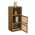 thumbnail image 4 of Pemberly Row Two-Door Cabinet with Shelf in Caramel Wood Frame Finish, 4 of 9
