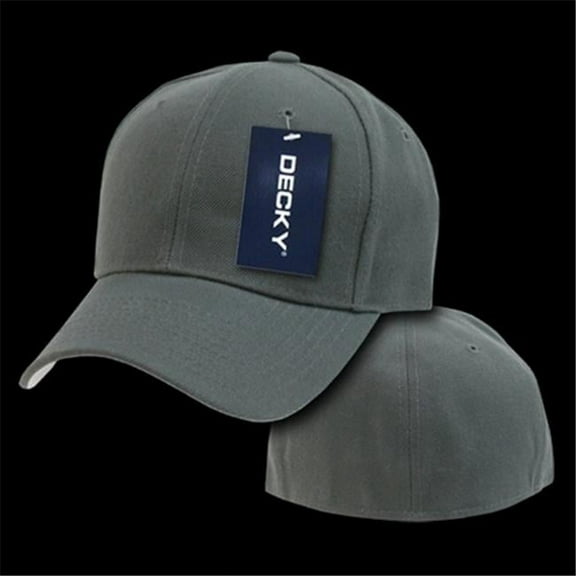 Decky Fitted Cap, Charcoal - 802, Size - 6.75