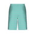 thumbnail image 4 of Aobny Striped Men Shorts Beach Board Pants Big & Tall Casual Mid Rise Baggy Spring Clothes,Green,L, 4 of 6