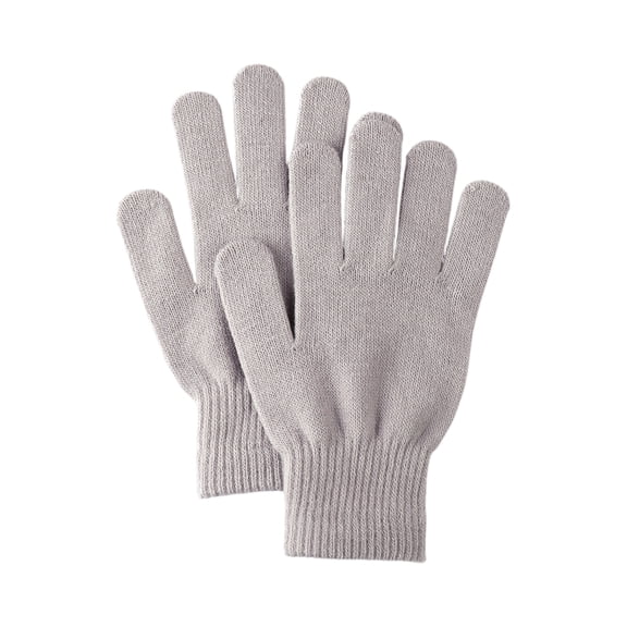 Kids Gloves Winter Boys or Girls Children's Warm Knit Gloves Bulk for Winter Supplies Light Gray Free